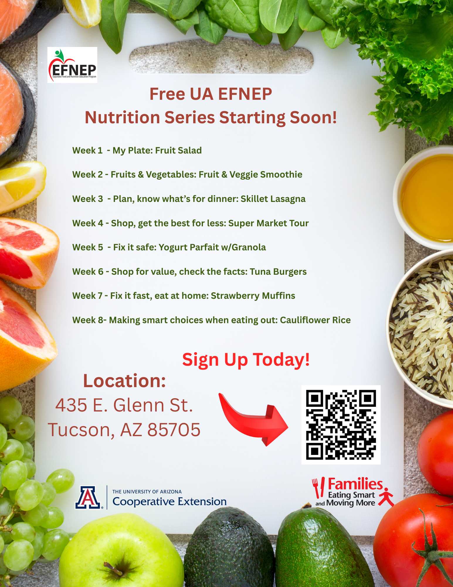 Nutrition cooking class